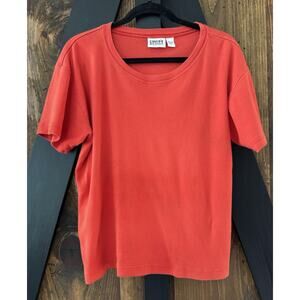 Chico’s Design Vintage 100% Cotton Orange T-Shirt Top Size XL HALLOWEEN BASIC